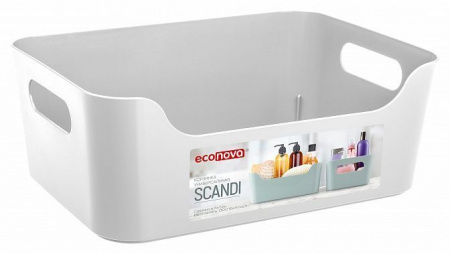 КОРЗИНКА УНИВЕРСАЛЬНАЯ "SCANDI", 270Х190Х105 ММ, 4,6Л (Белый)434200816 БП - КОЛОРЛОН ВТД Новосибирск