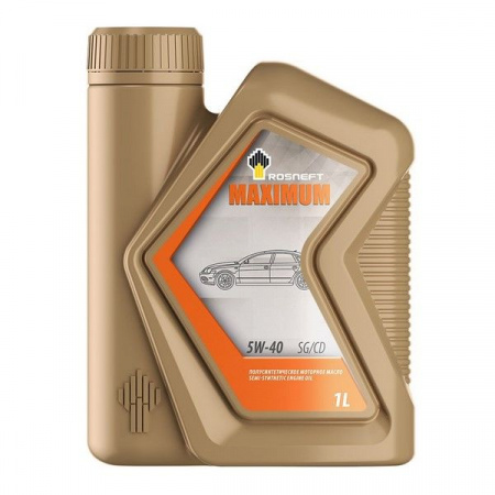 Масло моторное Rosneft Maximum 5W40 п/с 1л - КОЛОРЛОН ВТД Новосибирск