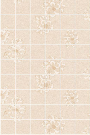 Панель Эконом влаг.Магнолия Бежевая 15х15 - КОЛОРЛОН ВТД Новосибирск