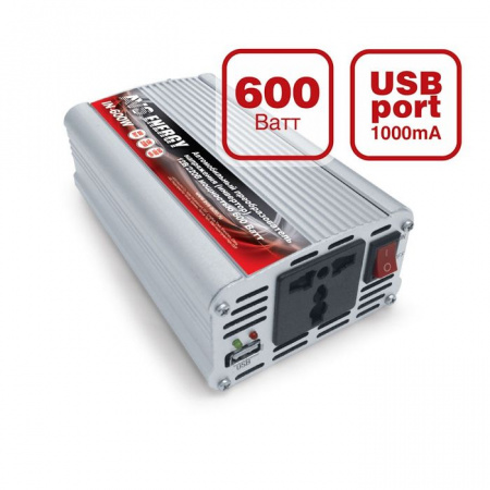 Автомобильный инвертор 12/220V AVS IN-600W - КОЛОРЛОН ВТД Новосибирск