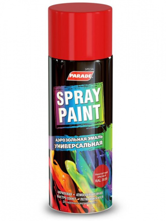 Эмаль аэрозольная PARADE SPRAY PAINT RAL 9005 Черный матовый - КОЛОРЛОН ВТД Новосибирск