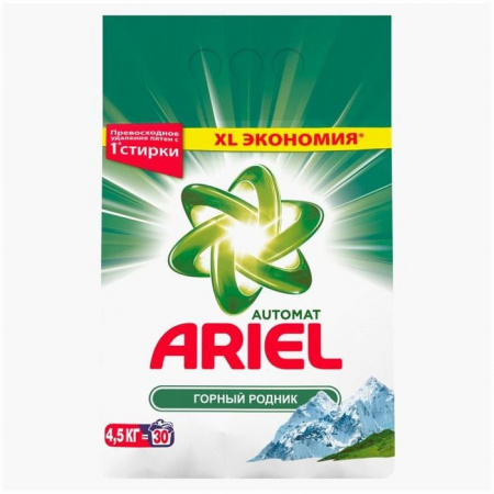 ARIEL 4.5кг порошок Горный родник - КОЛОРЛОН ВТД Новосибирск