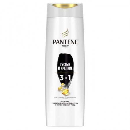 PANTENE Шампунь/бальзам-ополаскиватель/интенсивный уход 3в1 Густые и крепкие 360мл - КОЛОРЛОН ВТД Новосибирск