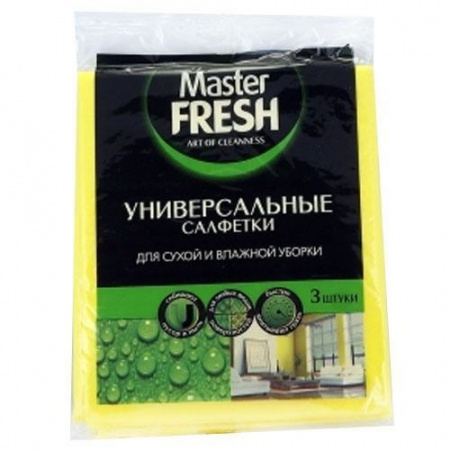 салф хоз Мастер Фреш Универсальн вискозн 3шт - КОЛОРЛОН ВТД Новосибирск