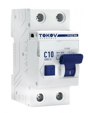 TOKOV Диф. автомат 1P+N 10А AC 30мА 6кА - КОЛОРЛОН ВТД Новосибирск