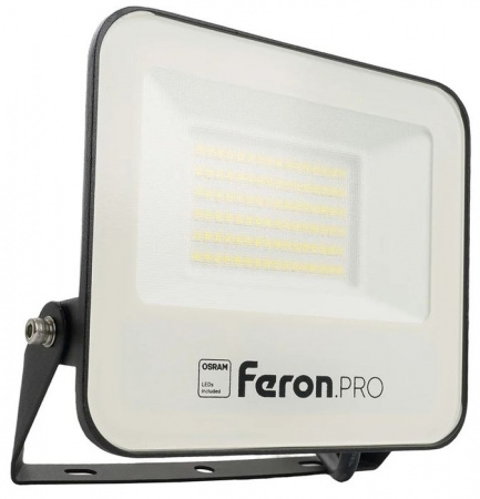 50W Прожектор 6400K IP65  AC175-265V/50Hz, черный, LL-1000 - КОЛОРЛОН ВТД Новосибирск