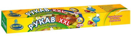 CELESTA рукав для запекания XXL, 3 м *38 см - КОЛОРЛОН ВТД Новосибирск