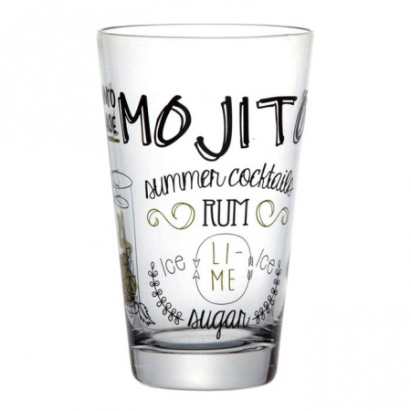 42877SL(рис.29122)  SUMMER COCTAIL (1118703) стакан рис.MOJITO 395 мл - КОЛОРЛОН ВТД Новосибирск