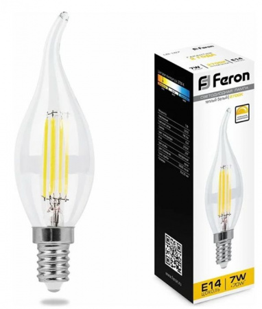 7W 230V E14 2700K, LB-167 Feron - КОЛОРЛОН ВТД Новосибирск
