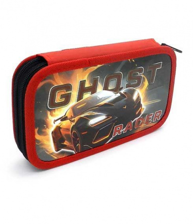 Пенал 2отд. 190*105 ПЧЕЛКА ПО-0690 "Ghost Racer" металл.картон - КОЛОРЛОН ВТД Новосибирск