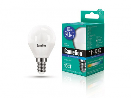 10W Led Camelion G45 10/865/E14 Лампа - КОЛОРЛОН ВТД Новосибирск