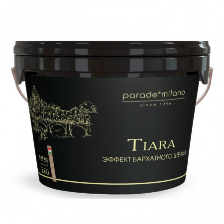 МИЛАНО Декоративное покрытие с эффектом бархатного шелка  PARADE Tiara 2,5л - КОЛОРЛОН ВТД Новосибирск