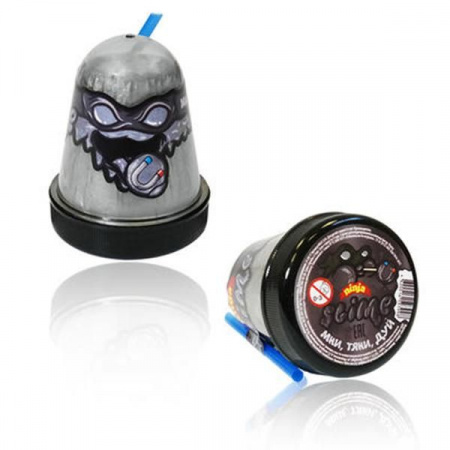 Игрушка  "Slime "Ninja", серебряный, 130 г. S130-10 2997743 - КОЛОРЛОН ВТД Новосибирск