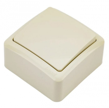 751-0300-100 VIOLA Выключатель 1 кл. крем - КОЛОРЛОН ВТД Новосибирск