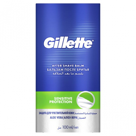 Gillette Бальзам после бритья Sensitive Skin (для чувствительной кожи) 100мл - КОЛОРЛОН ВТД Новосибирск