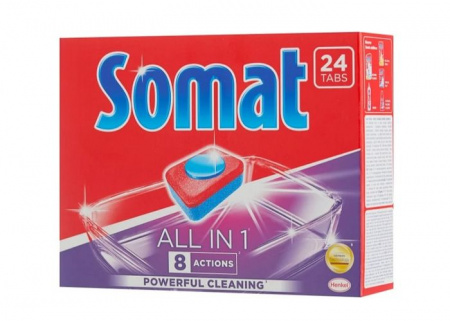 SOMAT All in 1 таблетки для посудомоечной машины, 24 шт. - КОЛОРЛОН ВТД Новосибирск