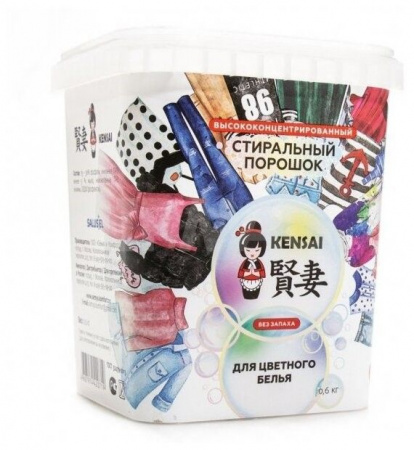 KENSAI Высококонцентрированный для цветного белья 600 гр - КОЛОРЛОН ВТД Новосибирск