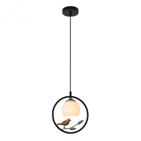 Подвесной светильник  Escada 1113/1S E27*40W Black/Gold - КОЛОРЛОН ВТД Новосибирск