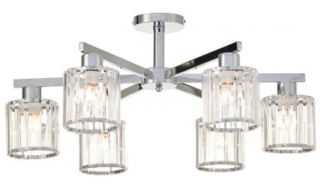 Люстра Escada 692/6P E27*60W Chrome - КОЛОРЛОН ВТД Новосибирск