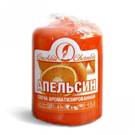 079112 свеча ароматизированная  пеньковая 40х50 "апельсин"  - КОЛОРЛОН ВТД Новосибирск