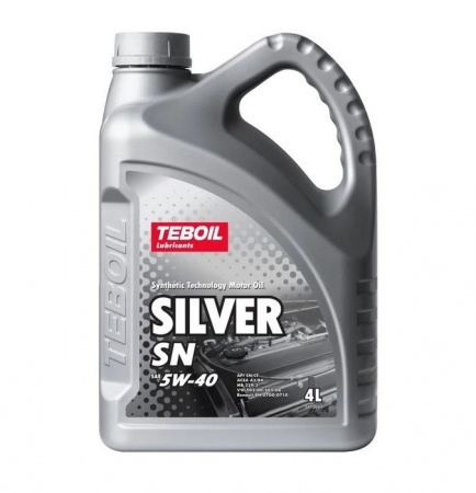 Масло моторное  TEBOIL Silver SN 5W-40,4л п/с - КОЛОРЛОН ВТД Новосибирск
