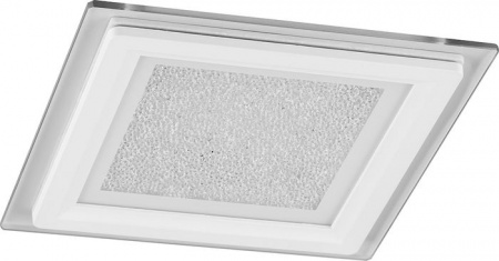 29653 12W Led Встраиваемый светильник AL2121, 4000K, белый квадрат - КОЛОРЛОН ВТД Новосибирск