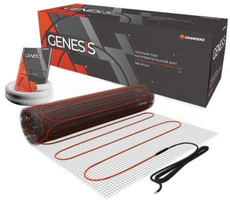 Мат нагревательный Genesis 180 Вт/м2  Genesis-2,0м2 / 360Вт - КОЛОРЛОН ВТД Новосибирск
