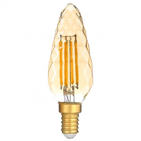 HL-2215 LED DECO FILAMENT CONE 6W 720Lm E14 2700K AMBER - КОЛОРЛОН ВТД Новосибирск