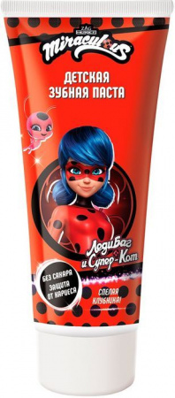 Леди Баг (Miraculous) Зубная паста детская 60г - КОЛОРЛОН ВТД Новосибирск