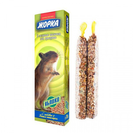 ЖОРКА палочки д/грызунов Яблоко (2шт) - КОЛОРЛОН ВТД Новосибирск