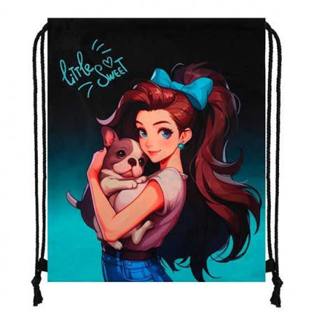 Сумка д/обуви КОКОС 36*44см "Sweet puppy" 250090 полиэстер,1отд. - КОЛОРЛОН ВТД Новосибирск