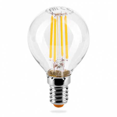 5W Led Wolta Filament G45 E14 3000K 25Y45GLFT5E14 - КОЛОРЛОН ВТД Новосибирск
