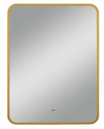 Зеркало "Goldwen Led" 600х800 с бесконтактным сенсором, золотj и  подсветкой - КОЛОРЛОН ВТД Новосибирск