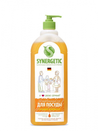 SYNERGETIC 1000 д/посуды Апельсин (дозатор) - КОЛОРЛОН ВТД Новосибирск
