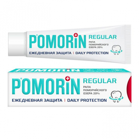Pomorin Regular  Ежедневная защита 100 мл Зубная паста - КОЛОРЛОН ВТД Новосибирск