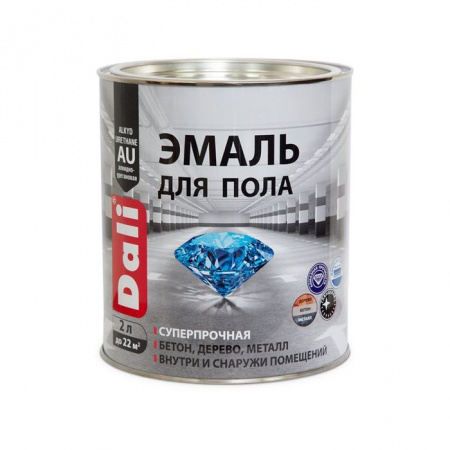 "DALI" эмаль для пола, красно-коричневый RAL 3009, 2 л - КОЛОРЛОН ВТД Новосибирск