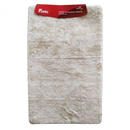 Коврик для ванной комнаты  60*100 см, полиэстер, SOLID POWDER - КОЛОРЛОН ВТД Новосибирск