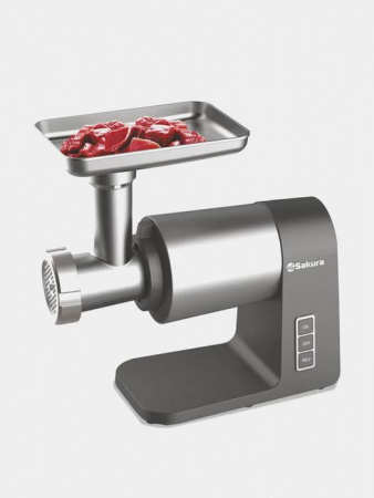 SAKURA Мясорубка SA-6425G Premium 2400Вт реверс + компл нас - КОЛОРЛОН ВТД Новосибирск