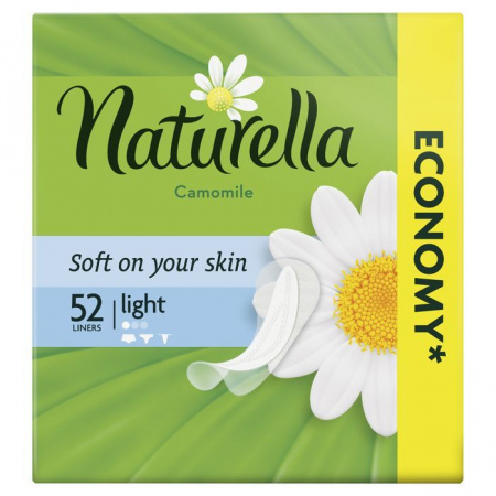 NATURELLA Женские гигиенические прокладки на каждый день Camomile Light Trio 52шт - КОЛОРЛОН ВТД Новосибирск