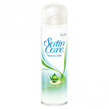 Gillette Гель для бритья 200мл SATIN CARE  для чувствительной кожи - КОЛОРЛОН ВТД Новосибирск