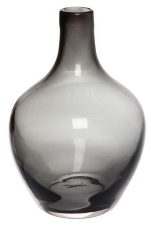 Ваза стеклянная "GREY GLASS" 14*20см - КОЛОРЛОН ВТД Новосибирск