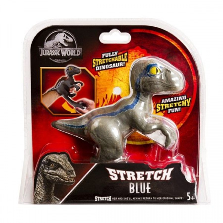 38276Stretch. Тянущаяся фигурка Раптор Блю с подвиж.головой Стретч. - КОЛОРЛОН ВТД Новосибирск