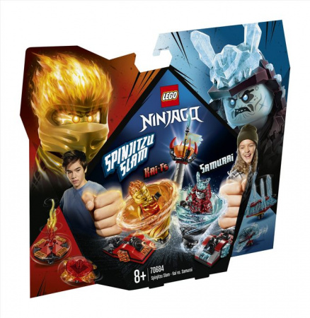 70684Игрушка Ниндзяго Бой мастеров кружитцу  Кай против Самурая - КОЛОРЛОН ВТД Новосибирск