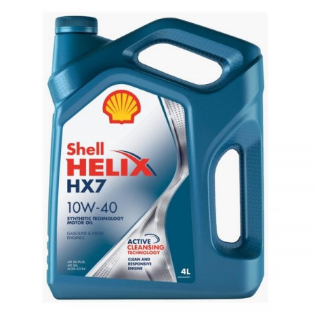 Масло моторное HELIX HX7 10W-40 4л п/с - КОЛОРЛОН ВТД Новосибирск