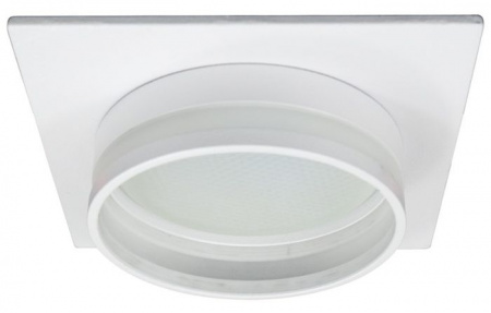 Точка 15W 230V GX53, белый, квадрат, без лампы, DL503 LUNA - КОЛОРЛОН ВТД Новосибирск