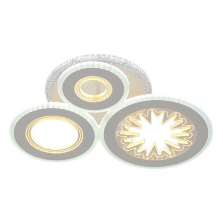 ***Escada 10232/3 LED*72W+18W White BL Люстра - КОЛОРЛОН ВТД Новосибирск
