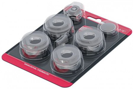 Комплект монтажный Royal Thermo 1”х 1/2" серебристый - КОЛОРЛОН ВТД Новосибирск