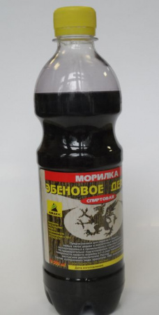 Морилка для дерева спирт., 0,5л(эбен.дер.) - КОЛОРЛОН ВТД Новосибирск