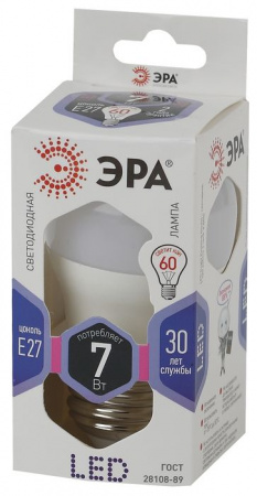 7W Led Эра P45 860 E27 - КОЛОРЛОН ВТД Новосибирск