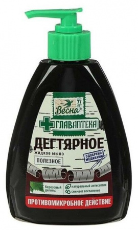 мыло 280гр жидк Дегтярное Весна - КОЛОРЛОН ВТД Новосибирск
